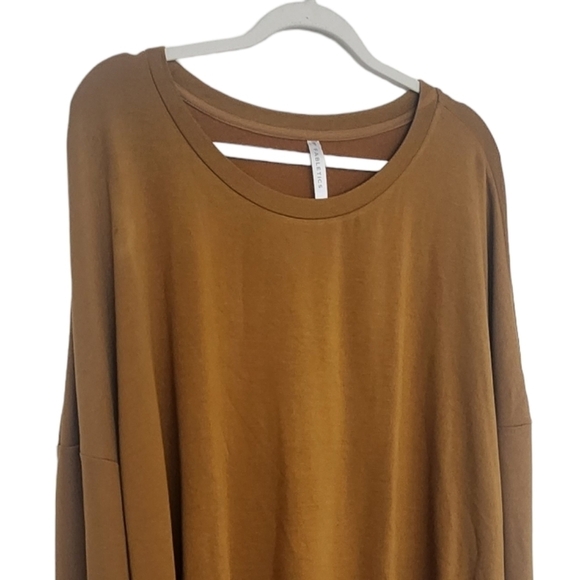 Fabletics Luxe Womens Crew Neck High-Low Drawstring Hem Pullover Sweatshirt XXL. - Picture 3 of 8